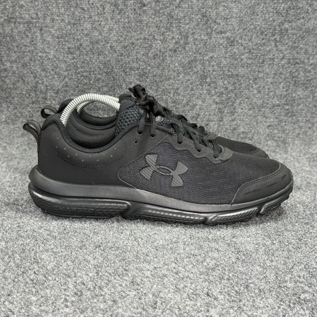 Under Armour Charged Assert 10 Running Shoes Mens 12 Black Athletic Run Training